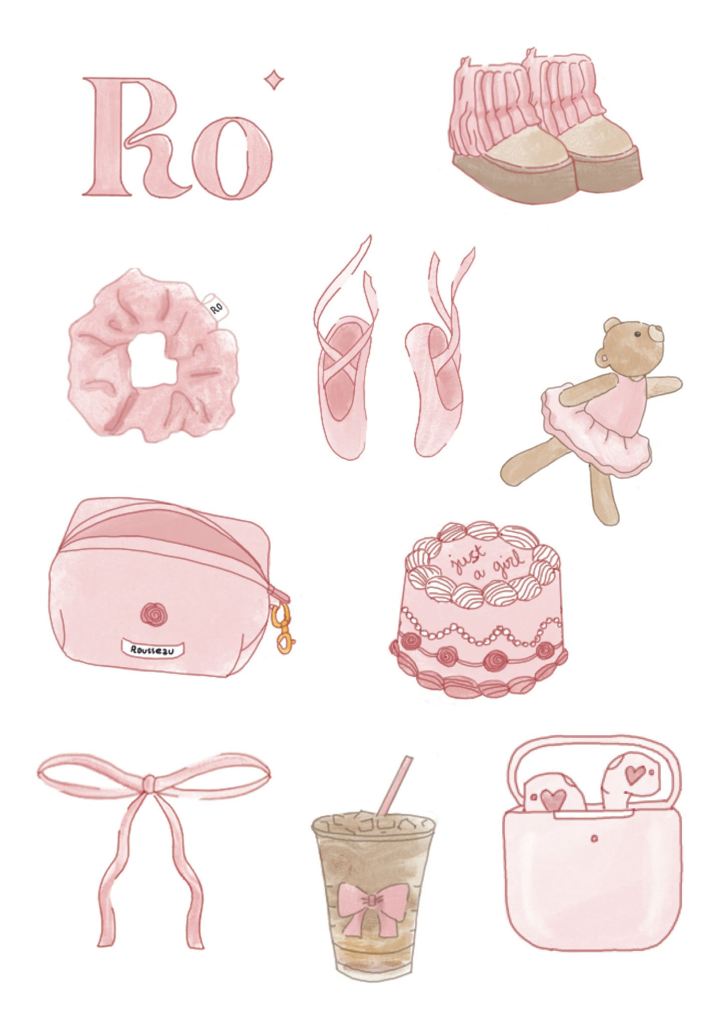 Balletcore Stickers