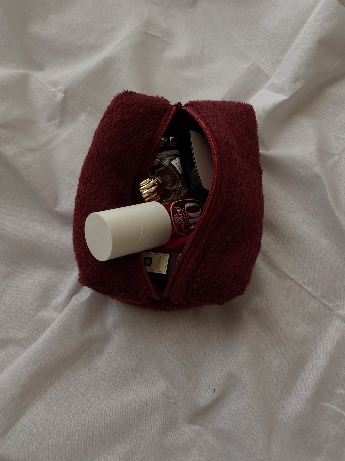 Beauty case Lux Deep Burgundy