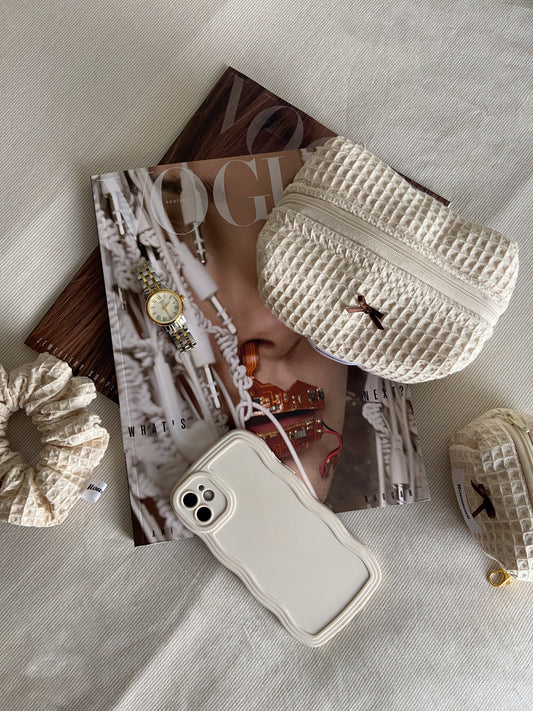 Beauty case Macaron Beige