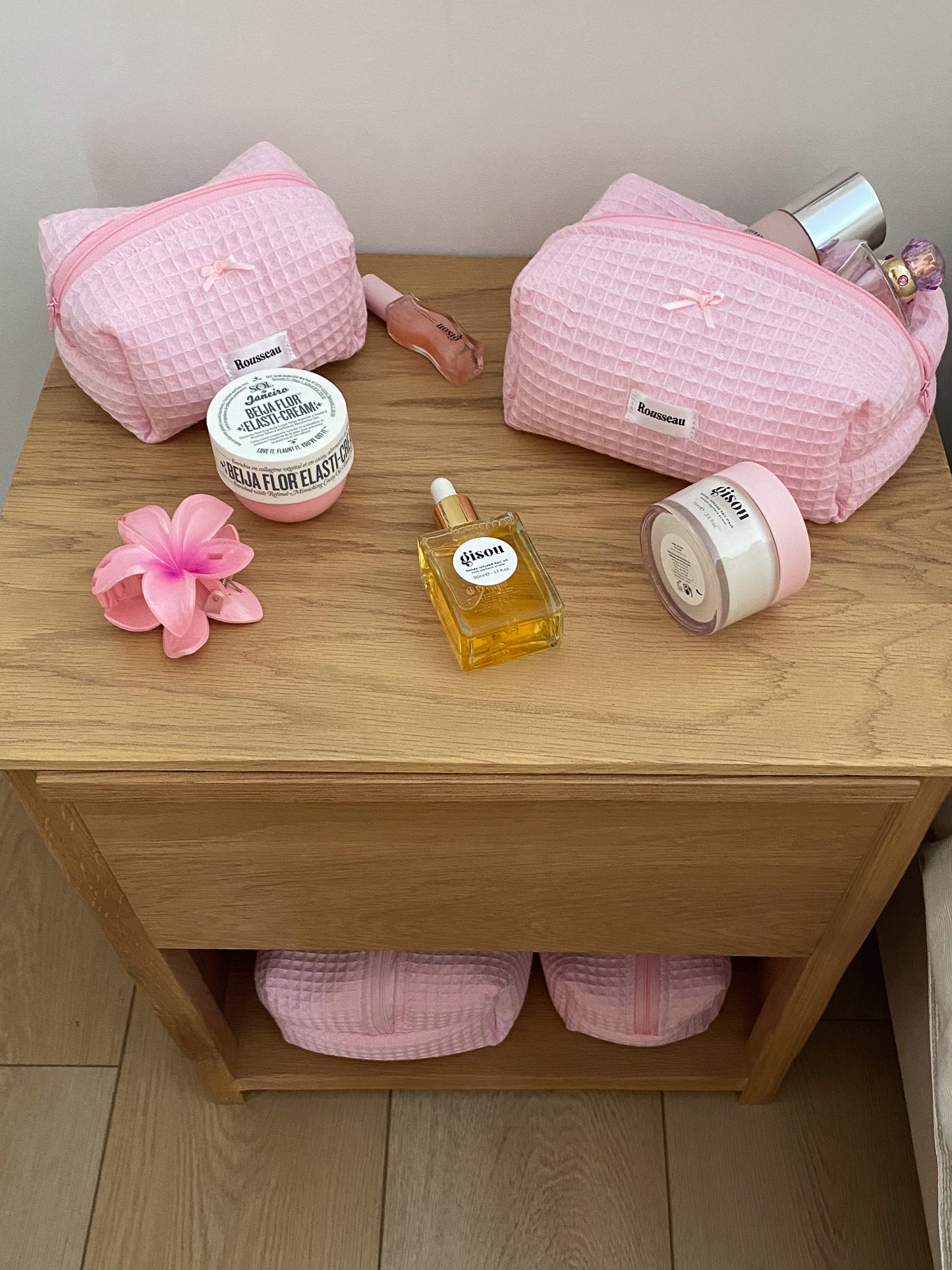 Beauty case Macaron Rose